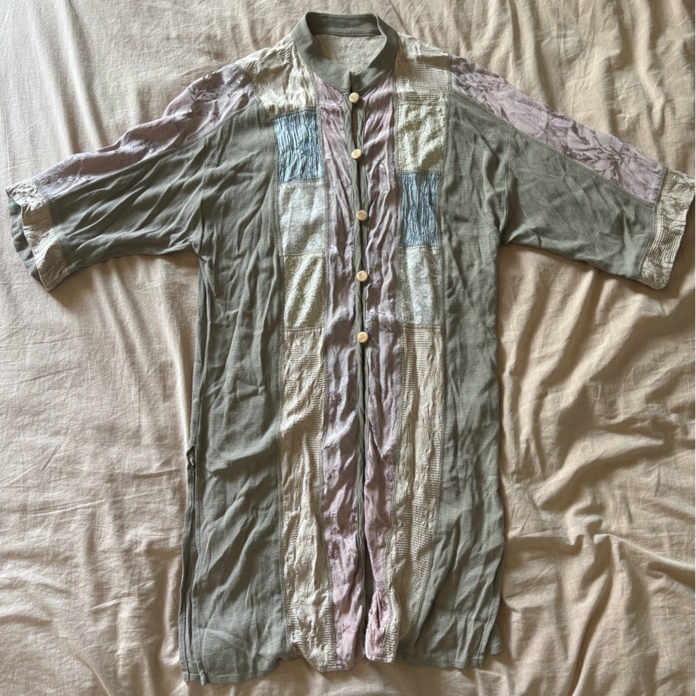 Asian Tunic Kimono Dress Jacket
